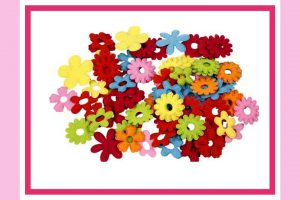 bloemetjes bloemen van vilt