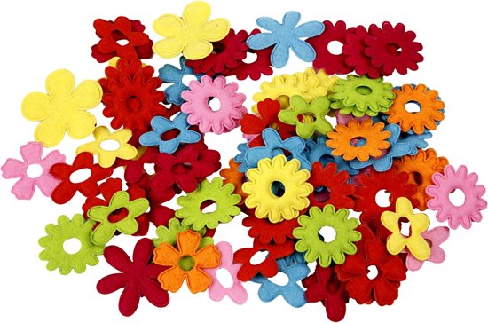 Bloemetjes van vilt bloemen van vilt