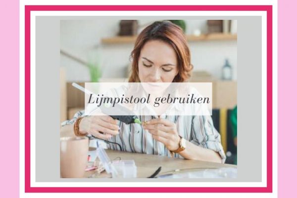 Lijmpistool onmisbaar bij het maken van haarspeldjes lijmpistool haarspeldjes maken lijmen