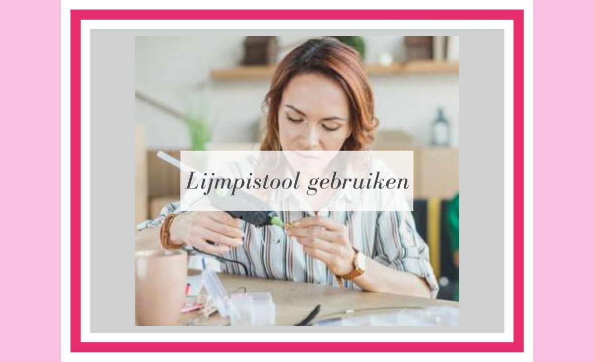 Lijmpistool onmisbaar bij het maken van haarspeldjes lijmpistool haarspeldjes maken lijmen