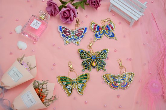 diamond painting kits sleutelhanger