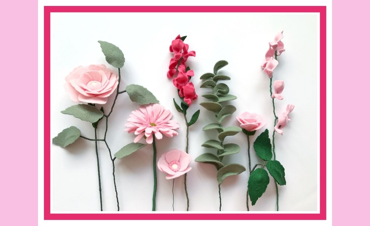 Maak je eigen viltboeket: Zelf viltbloeiers maken met de Viltbloemist Academy Maak je eigen viltboeket bloemen vilt