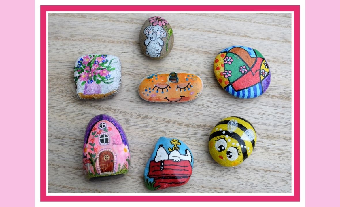 Happy stones voorbeelden: Inspiratie om je stenen te beschilderen Happy stones voorbeelden inspiratie ideeen