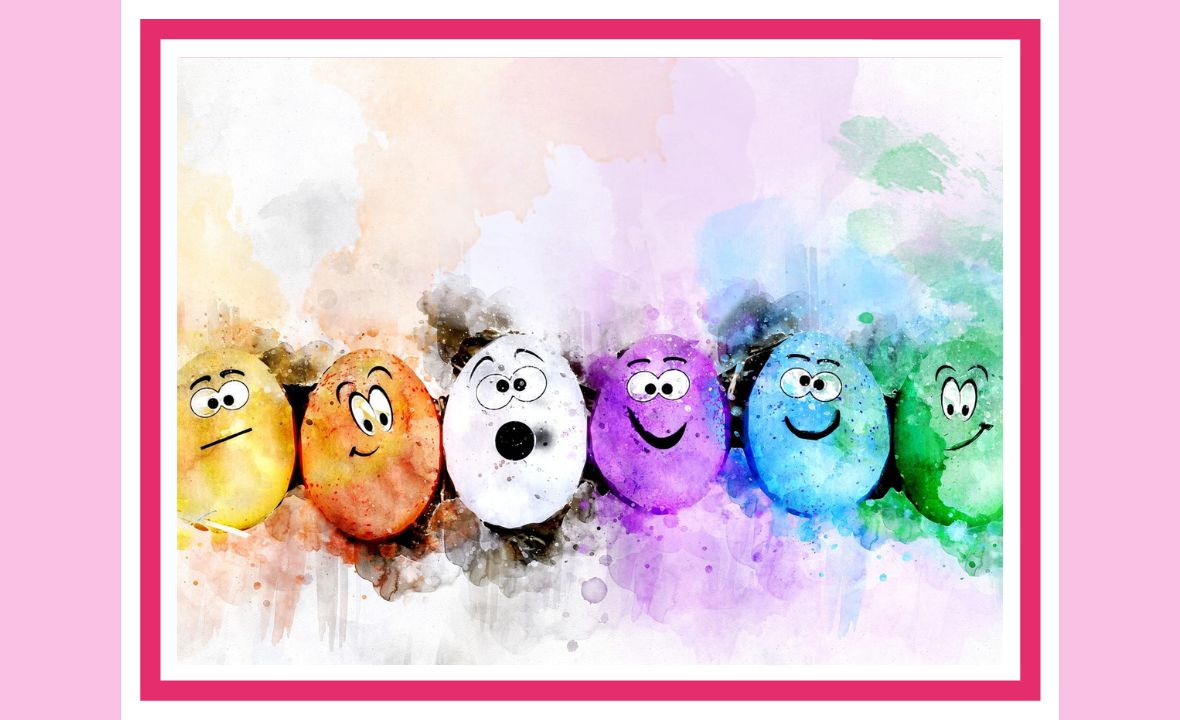 Happy stones maken voor pasen