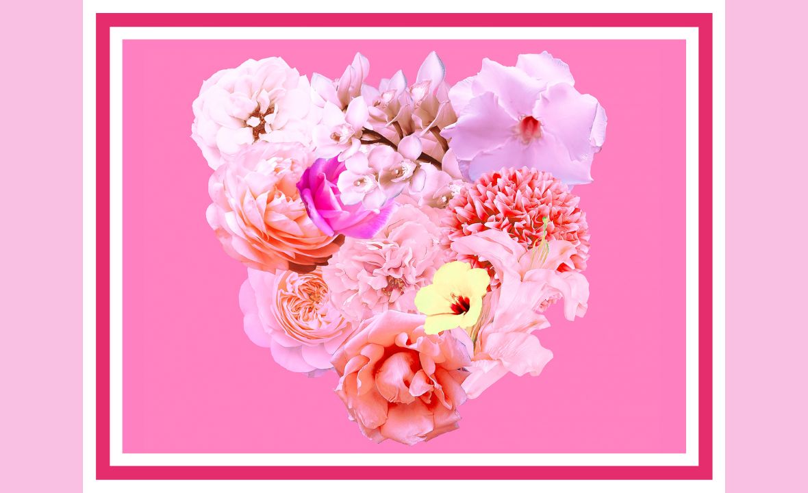 Collage maken bloemen DIY