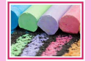 Zelf stoepkrijt maken