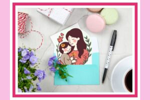 Zelfgemaakt moederdag cadeau