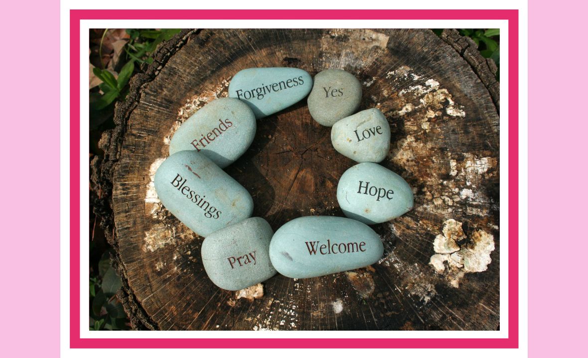 Teksten happy stones