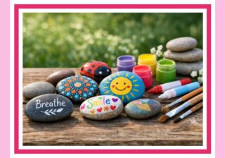 Happy stones maken ontspanning