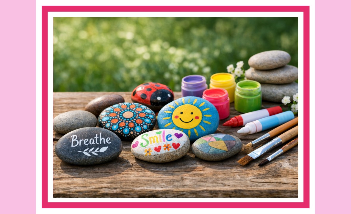 Happy stones maken ontspanning