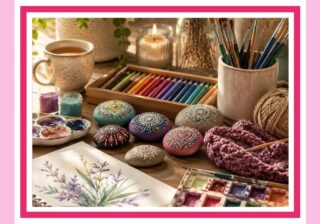 Creatief je hoofd leegmaken.